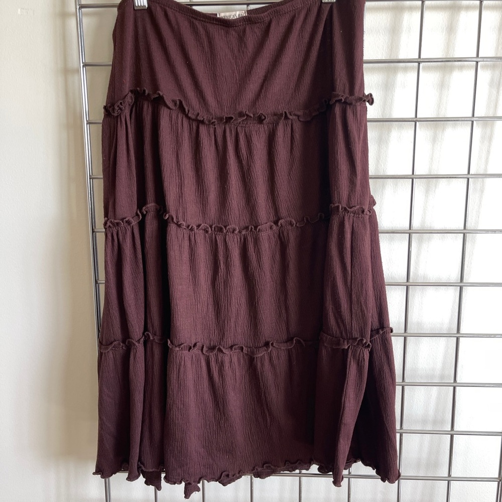 American Rag Chocolate A-Line Skirt